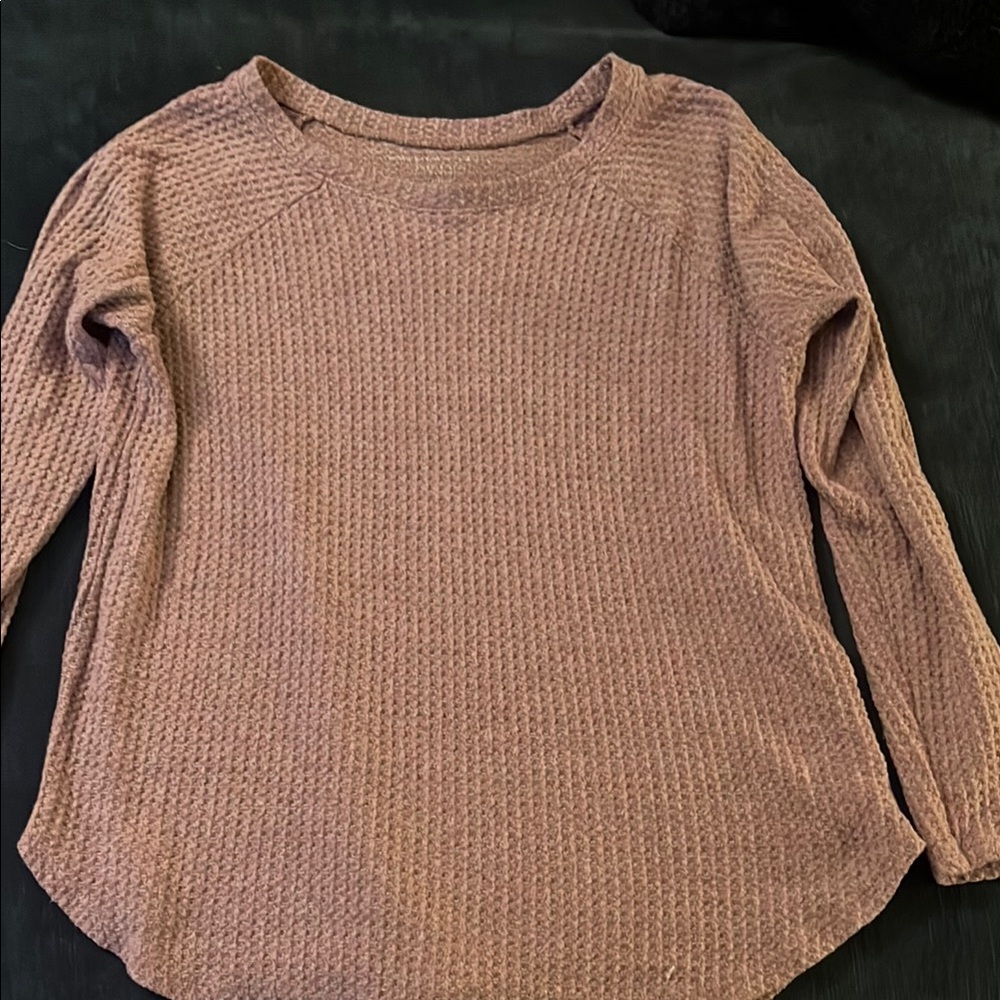 American Eagle Outfitters Soft & Sexy Plush Top in Brown